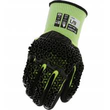 Mechanix Wear SD5EP-91-007 SpeedKnit™ Hi-Viz M-Pact® D3O® SD5EP91 High-Visibility Coated-Knit Work Gloves, Size-S