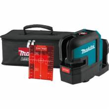 Makita SK105DZ 12V max CXT® LithiumIon Cordless SelfLeveling CrossLine Red Beam Laser, Tool Only