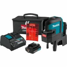 Makita SK106DNAX 12V max CXT® Lithium‑Ion Cordless Self‑Leveling Cross‑Line/4‑Point Red Beam Laser Kit (2.0Ah)
