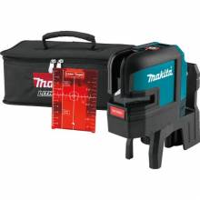 Makita SK106DZ 12V max CXT® Lithium‑Ion Cordless Self‑Leveling Cross‑Line/4‑Point Red Beam Laser, Tool Only