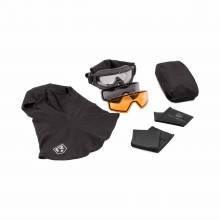 Revision Military 4-0100-0002 Snowhawk® Cold Weather Goggle System Vermillion Deluxe Kit - With Gryphon Alpine Balaclava