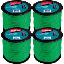 Makita T-03713 Round Trimmer Line, 0.080”, Green, 1,200’, 3 lbs., 4/pk