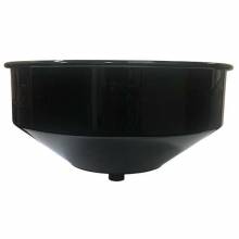 American Lube TIM-315-BOWL 15" Metal Replacement Bowl & 24" Plastic Expansion Funnel for TIM-315 Series Drains