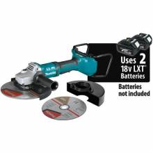 Makita XAG13Z1 36V (18V X2) LXT® Brushless 9" Paddle Switch Cut‑Off/Angle Grinder, with Electric Brake, Tool Only