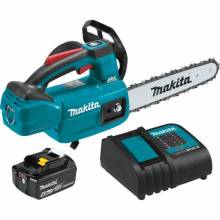 Makita XCU06SM1 18V LXT® Lithium‑Ion Brushless Cordless 10" Top Handle Chain Saw Kit