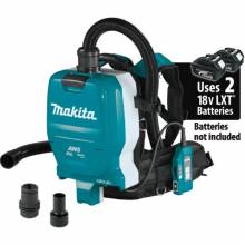 Makita XCV10ZX 36V (18V X2) LXT® Brushless 1/2 Gallon HEPA Filter Backpack Dry Dust Extractor, AWS® Capable, Tool Only