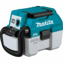 Makita XCV11Z 18V LXT® LithiumIon Brushless Cordless 2 Gallon HEPA Filter Portable Wet/Dry Dust Extractor/Vacuum, Tool Only