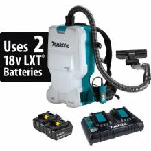 Makita XCV17PG 36V (18V X2) LXT® Brushless 1.6 Gallon HEPA Filter Backpack Dry Vacuum (6.0Ah)