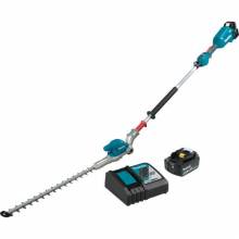 Makita XNU01T 18V LXT® Lithium‑Ion Brushless Cordless 20" Articulating Pole Hedge Trimmer Kit (5.0Ah)