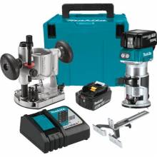Makita XTR01T7 18V LXT® Lithium‘Ion Compact Brushless Cordless Router Kit