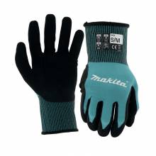 Makita T-04117 FitKnit™ Cut Level 1 Nitrile Coated Dipped Gloves (Small/Medium)