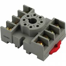ICM Controls ACS-8 Relay Socket, (8-Pin Octal Plug-in Din-Rail Base)