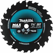Makita E-11112 7‑1/2" 25T Carbide‑Tipped Max Efficiency Miter Saw Blade