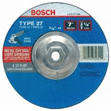 BOSCH CG27M701 7 x 1/8 x 5/8-11 Type 27 Grinding & Cutting A24R-BF for Metal  (Bulk)
