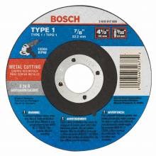 BOSCH CW1M450 4-1/2 x 3/32 x 7/8 Type 1 Metal Cutting Wheel A24R for Metal (Bulk)