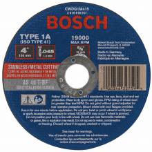 BOSCH CWDG1M415 4 x .045 x 5/8 Type 1 Die Grinder Wheel AS46T-BF for Metal/Inox Cutting  (Bulk)