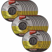 Makita A-96431-25 4‑1/2" x .032" x 7/8" Depressed Center Ultra Thin Cut‑Off Wheel, Stainless, 25/pk