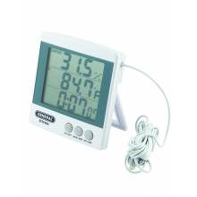 General Tools DTH04 In/Out Temperature-Humidity Monitor with Clock and Jumbo Display