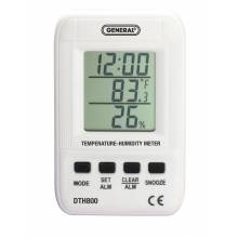 General Tools DTH800 Temperature-Humidity Monitor with Clock