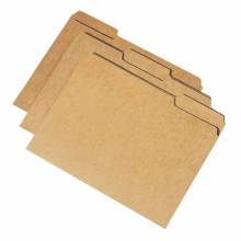 AbilityOne 7530002815940 SKILCRAFT Top Tab File Folder - Legal - 8.50" Width x 14" Length Sheet Size - 1/3 Tab Cut - Top Tab Location - 11 pt. Folder Thickness - Paperboard - Brown Kraft - Recycled