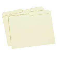 AbilityOne 7530002815959 SKILCRAFT Top Tab File Folder - Letter - 8.50" Width x 11" Length Sheet Size - 1/5 Tab Cut - Top Tab Location - 11 pt. Folder Thickness - Paperboard - Brown Kraft - Recycled