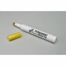 AbilityOne 7520000790288 SKILCRAFT Large Permanent Marker - Chisel Tip, Yellow Ink - Chisel Marker Point Style - Yellow