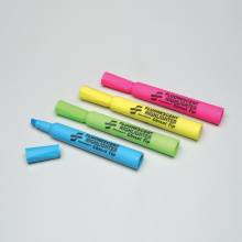 AbilityOne 7520013837938 SKILCRAFT Highlighter - Fine, Medium, Bold Marker Point Type - Chisel Marker Point Style - Fluorescent Yellow, Fluorescent Pink, Fluorescent Blue, Fluorescent Green - 4/Pack