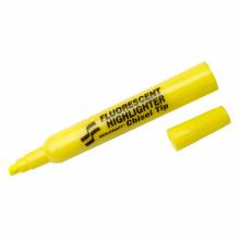 AbilityOne 752000NIB1547 SKILCRAFT Highlighter, Yellow, Chisel Tip, 2pk - Chisel Marker Point Style - 2/Pack