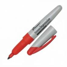AbilityOne 7520015194380 SKILCRAFT Permanent Impression Fine Tip Marker - Black Ink, Blue Ink, Green Ink, Red Ink - 4 / Pack