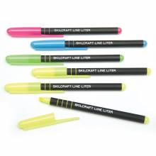 AbilityOne 7520014840013 SKILCRAFT Highlighter - Chisel Marker Point Style - Yellow, Pink, Blue, Green - 6/Pack