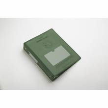 AbilityOne 7510008893494 PDI U.S. Army Equipment Log Book - 1.50" Binder Capacity9.50" Width x 6.38" Length Sheet Size - 3 x Ring Fastener - Vinyl - Green