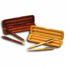 AbilityOne 7520014583932 SKILCRAFT Wooden Imperial Pen/Pencil Set - 0.5 mm Lead Size - Black Ink - Rose Barrel - 1 Set