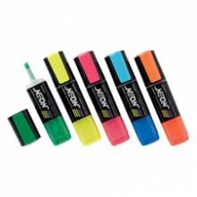 AbilityOne 7520015538143 SKILCRAFT Highlighter - Marker Point Style: Chisel - Ink Color: Fluorescent Yellow - 12 / Pack