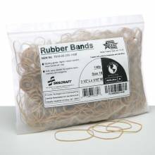 AbilityOne 7510002051438 SKILCRAFT Rubberbands, Size 19 1/4 lb - Size: #19 - 3.50" Length x 62.5 mil Width - 1 - Natural Crepe