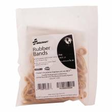 AbilityOne 7510002433434 SKILCRAFT Rubberbands, Size 32, ¼ lb - Size: #32 - 3" Length x 0.13" Width - 1 - Natural Crepe