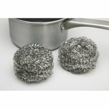 AbilityOne 7920009265176 Stainless Steel Scrubber, 4" x 1 3/4"