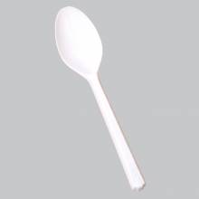 AbilityOne 7340014387391 SKILCRAFT Plastic Cutlery - Medium-Duty - Teaspoon - 1000/Box - Plastic - White