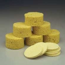 AbilityOne 7920001616219 SKILCRAFT Cellulose Sponge - Compressed - 2 1/4" x 1 3/8", Natural - 1.4" x 2.3" Diameter - 48Dozen - Cellulose - Natural