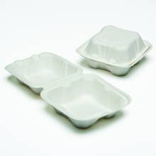 AbilityOne 7350016646906 SKILCRAFT Clamshell Hinged Lid To-Go Food Containers