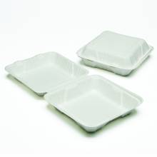 AbilityOne 7350016646907 SKILCRAFT Clamshell Hinged Lid To-Go Food Containers