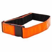 AbilityOne 8465016306335 SKILCRAFT Safety Belt - Vinyl - Orange, Red