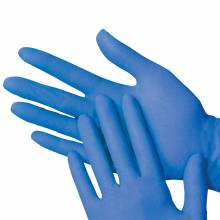 AbilityOne 651500NIB0311 SKILCRAFT Examination Gloves - Nitrile - Chemical Resistant, Powder-free, Latex-free - 100/Box