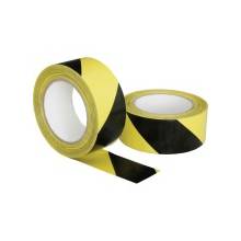 AbilityOne 7510016174251 SKILCRAFT Floor Safety Striped Marking Tape - 2" Width x 36 yd Length - 3" Core - Plastic, Vinyl - Rubber Backing - Flexible, Biodegradeable, Adhesive, Pressure Sensitive, Heavy Duty - 1 / Roll - Yellow, Yellow
