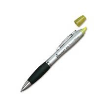 AbilityOne 7520016206416 SKILCRAFT Rite-N-Lite Deluxe Highlighter Pen - Medium Pen Point Type - Chisel Marker Point Style - Yellow, Black Ink - 1 Dozen