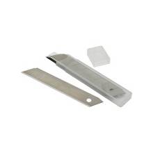 AbilityOne 5110016218439 SKILCRAFT Utility Knife Snap-off Replacemt Blades - Snap-off - Steel - 10 / Pack - Silver