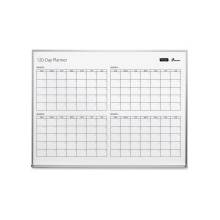 AbilityOne 7110016222133 SKILCRAFT 4-Month Dry Erase Calendar Board - Monthly, Daily - 4 Month - Aluminum - Aluminum - Durable, Dry Erase Surface