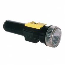 AbilityOne 6230007813671 SKILCRAFT 3-Way Flashlight With Magnet - Bulb - D - Plastic Casing - Black, Yellow