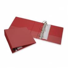 AbilityOne 7510013683485 SKILCRAFT Slant D-Ring View Binder - 3" Capacity - 1 Each - Red