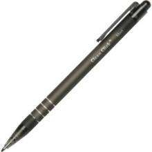 AbilityOne 7520014220314 SKILCRAFT Rubberized Retractable Ballpoint Pen - Medium Point Type - Black - Rubber Barrel - 1 Dozen