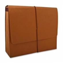 AbilityOne 7520014376365 SKILCRAFT Expanding A-Z File Pocket - Letter - 8.5" x 11" - 15" Expansion - 1 Each - Brown